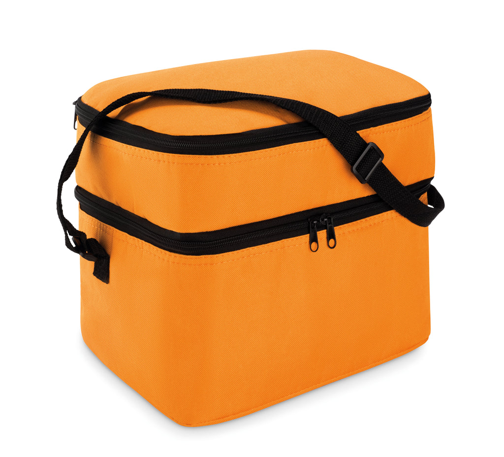 CASEY – Cooler bag with 2 compartments – Orange