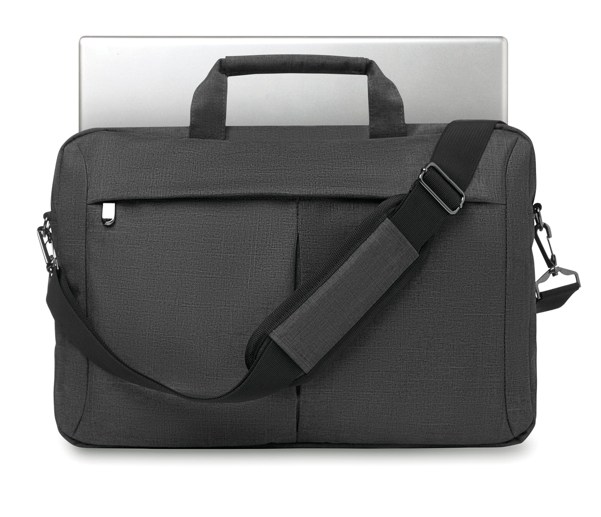 STOCKHOLM – Laptop bag in 2 tone 360d – item picture side