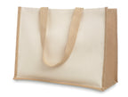 CAMPO DE FIORI – Jute and canvas shopping bag – item picture back