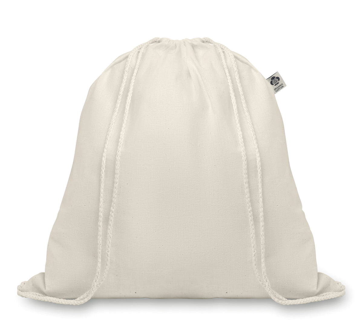 ORGANIC HUNDRED – 105gr/m² organic cotton bag – Beige