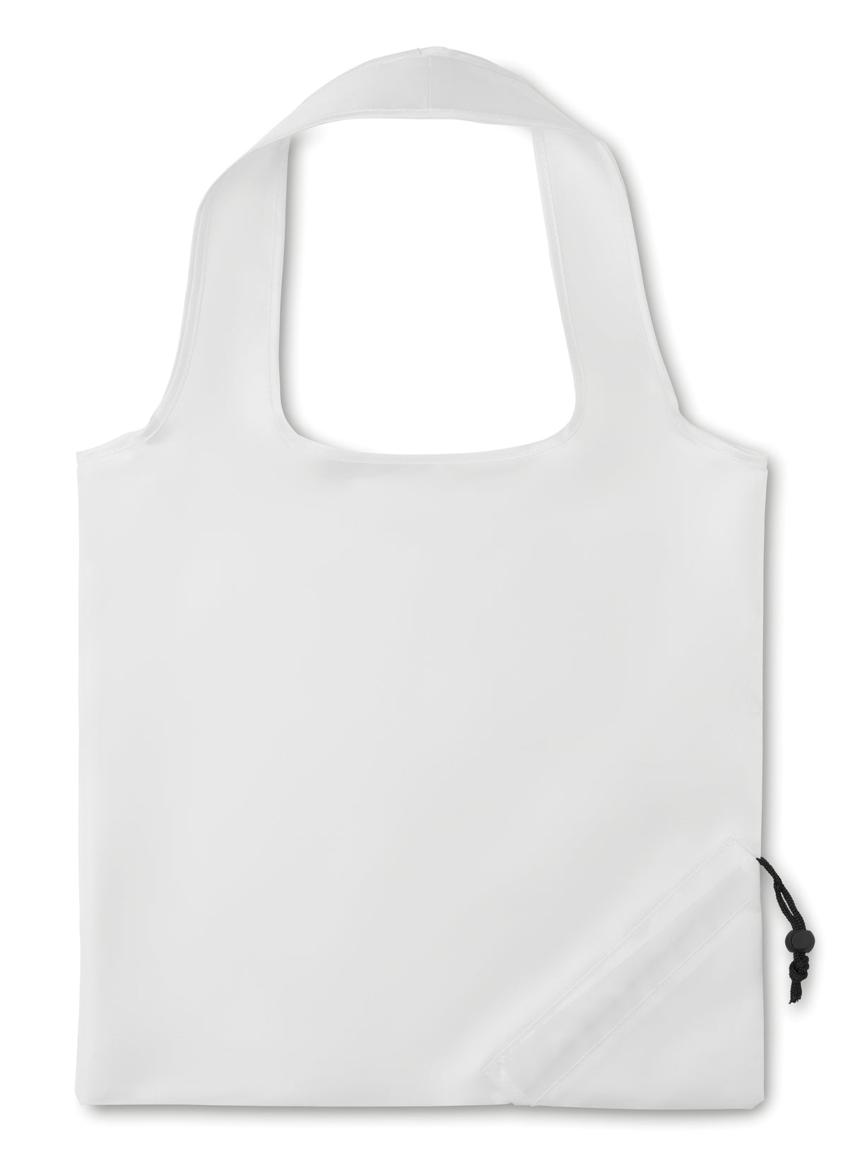 FRESA – 210D Polyester foldable bag – White