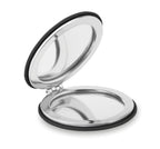 GLOW ROUND – Round PU mirror – Black