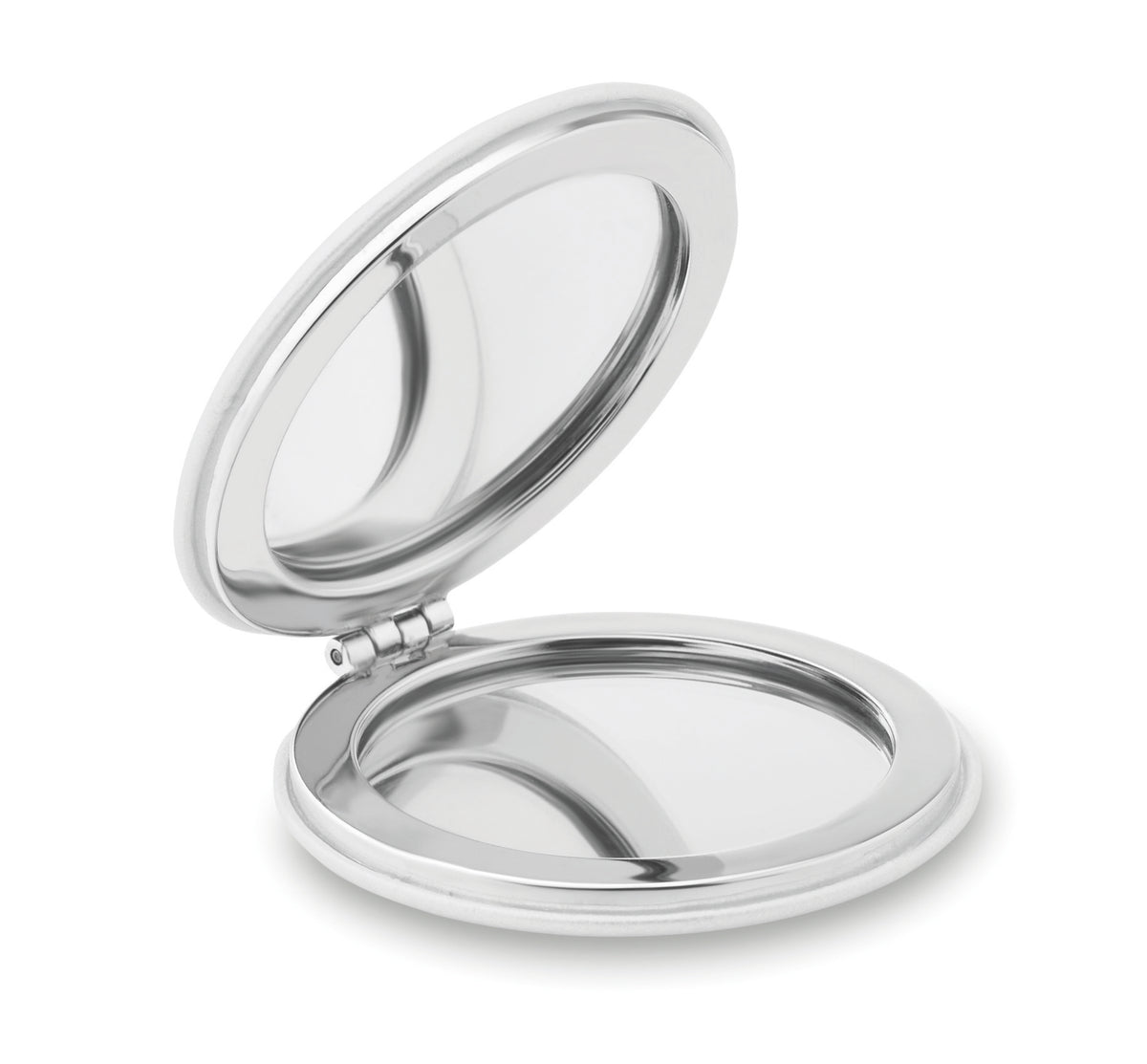GLOW ROUND – Round PU mirror – White