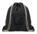 MOIRA – 220gr/m² canvas 2 function bag – Black