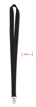 SIMPLE LANY – Lanyard 20 mm – Black