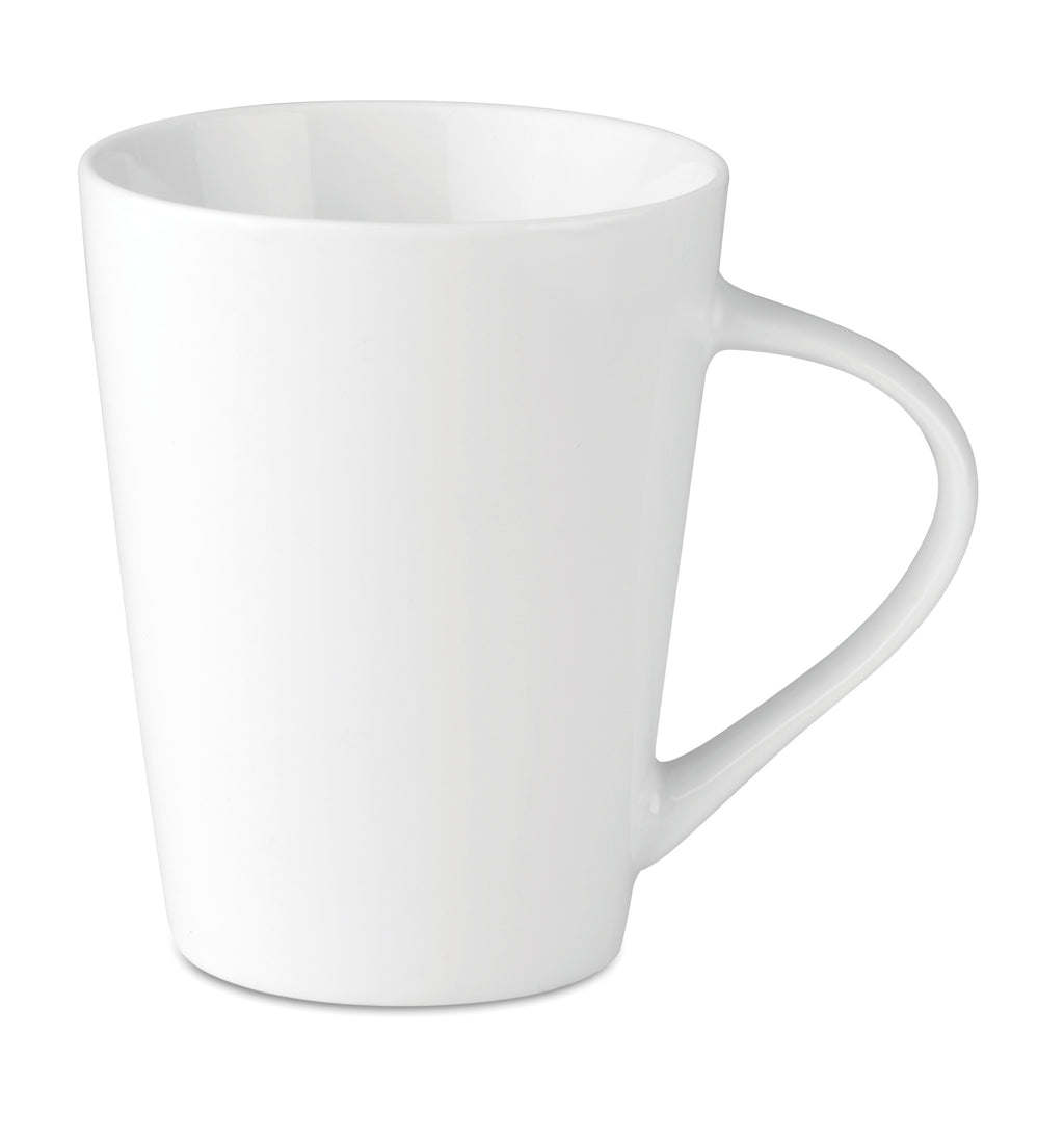 ROME – Porcelain conic mug 250 ml – White