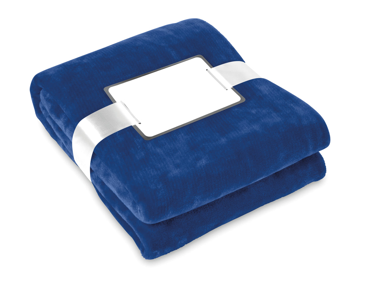 DAVOS – Blanket flannel – Blue