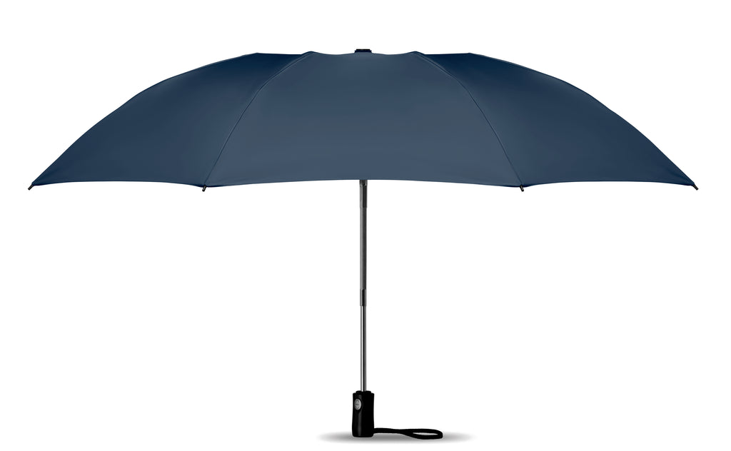 DUNDEE FOLDABLE – Foldable reversible umbrella – Blue