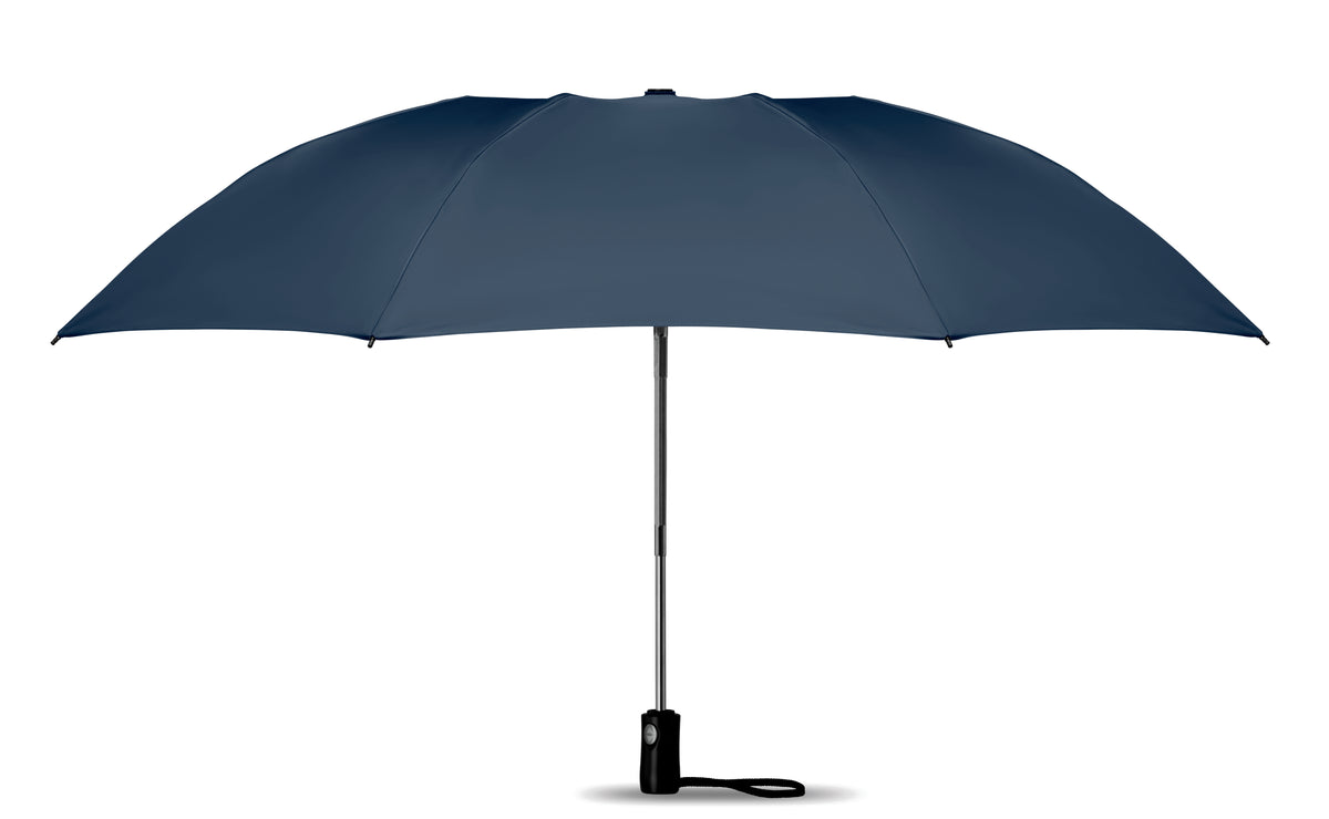 DUNDEE FOLDABLE – Foldable reversible umbrella – Blue