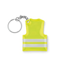 VISIBLE RING – Key ring with reflecting vest – Neon Yellow