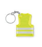 VISIBLE RING – Key ring with reflecting vest – Neon Yellow