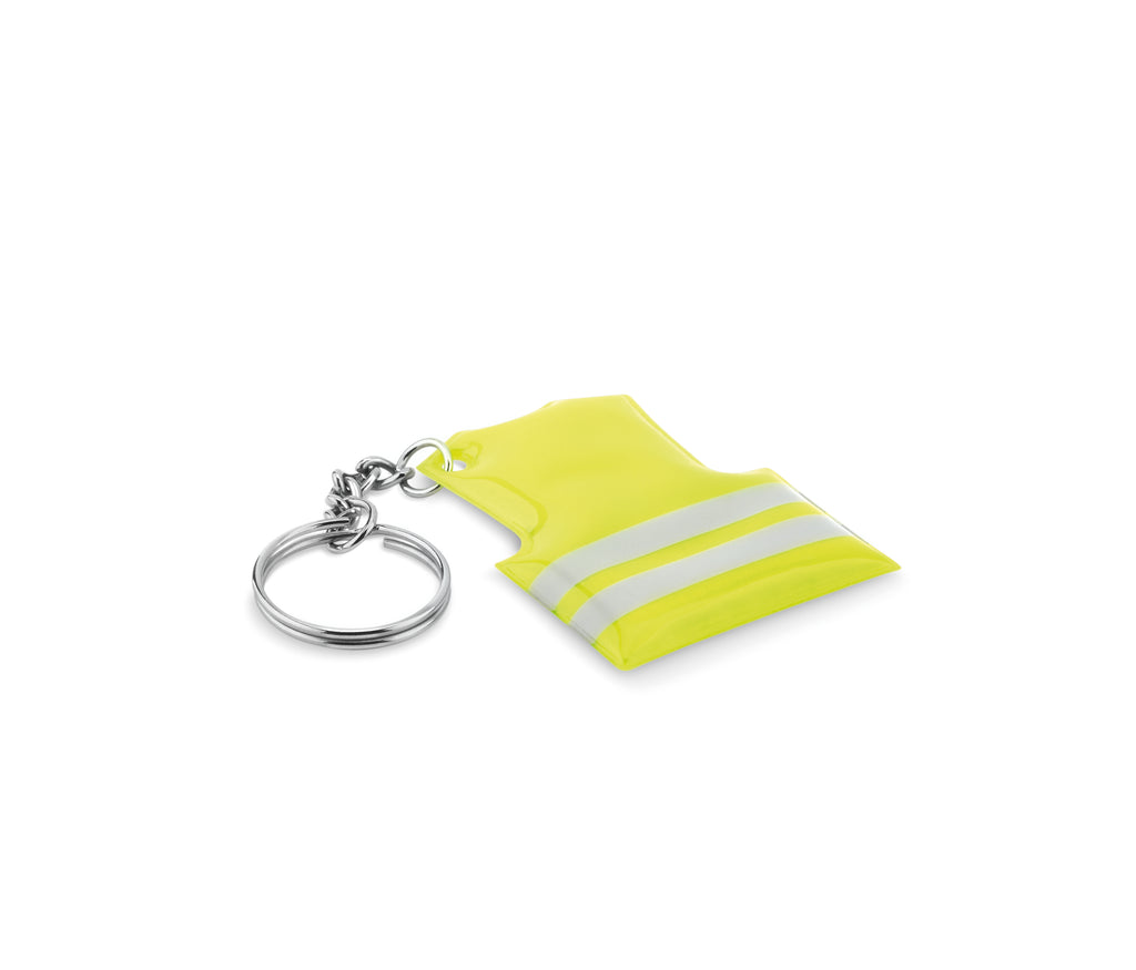 VISIBLE RING – Key ring with reflecting vest – item picture back