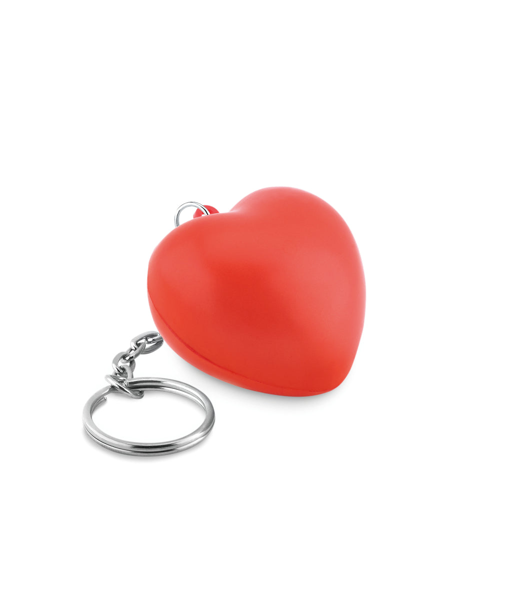LOVY RING – Key ring with PU heart – item picture back