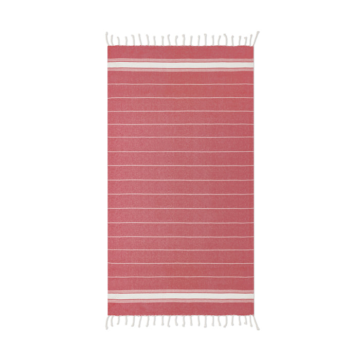 MALIBU – Beach towel cotton  180 gr/m² – Red
