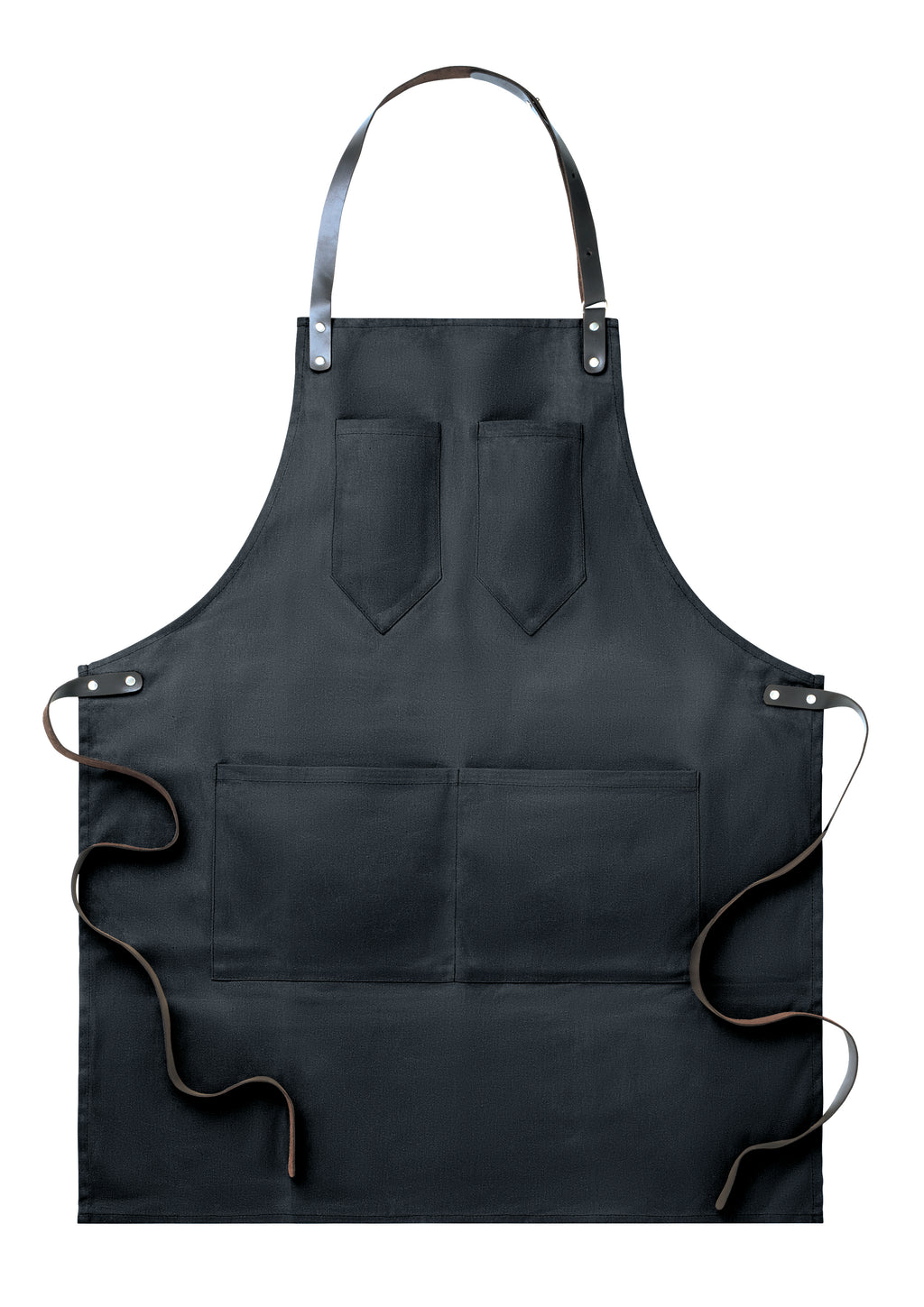 CHEF – Apron in leather – Black