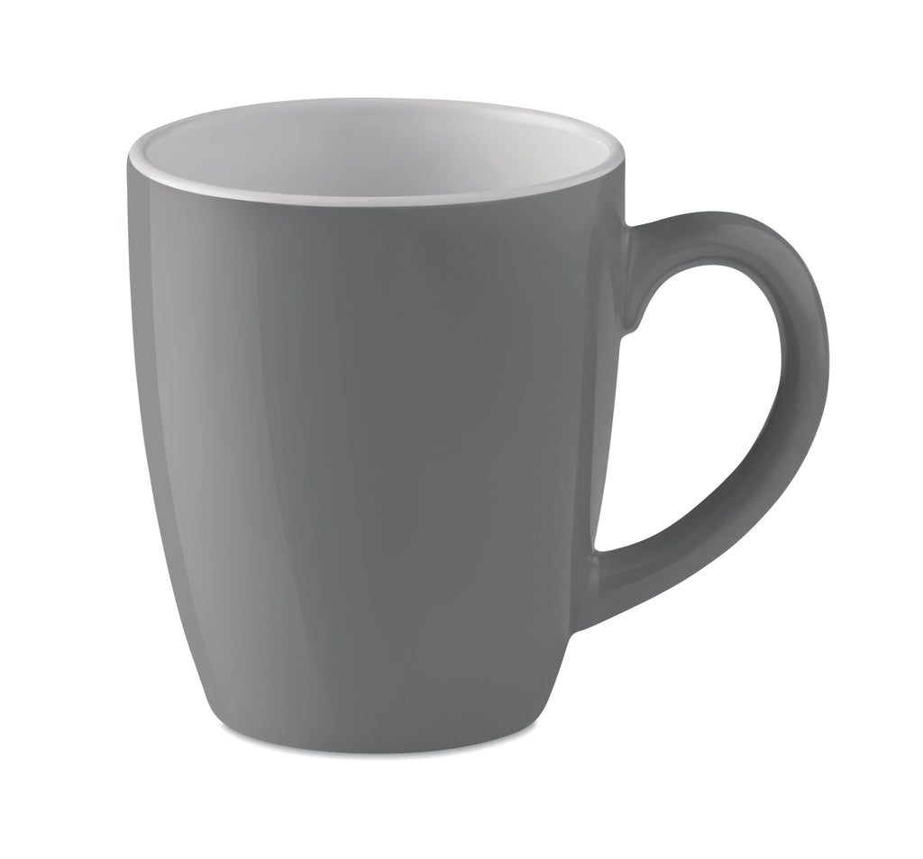 COLOUR TRENT – Ceramic coloured mug 290 ml – Grey