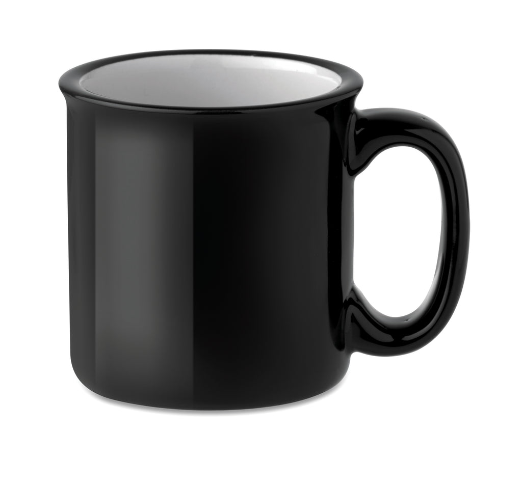 TWEENIES – Ceramic vintage mug 240 ml – Black