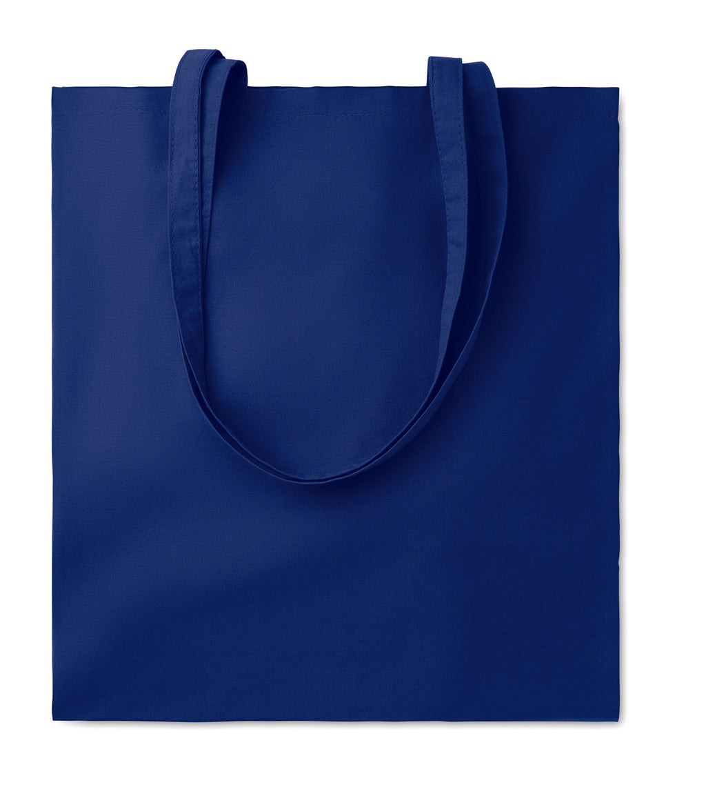 COTTONEL COLOUR + – 140gr/m² cotton shopping bag – Blue