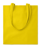 COTTONEL COLOUR + – 140gr/m² cotton shopping bag – Yellow