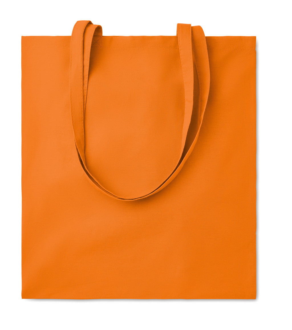 COTTONEL COLOUR + – 140gr/m² cotton shopping bag – Orange