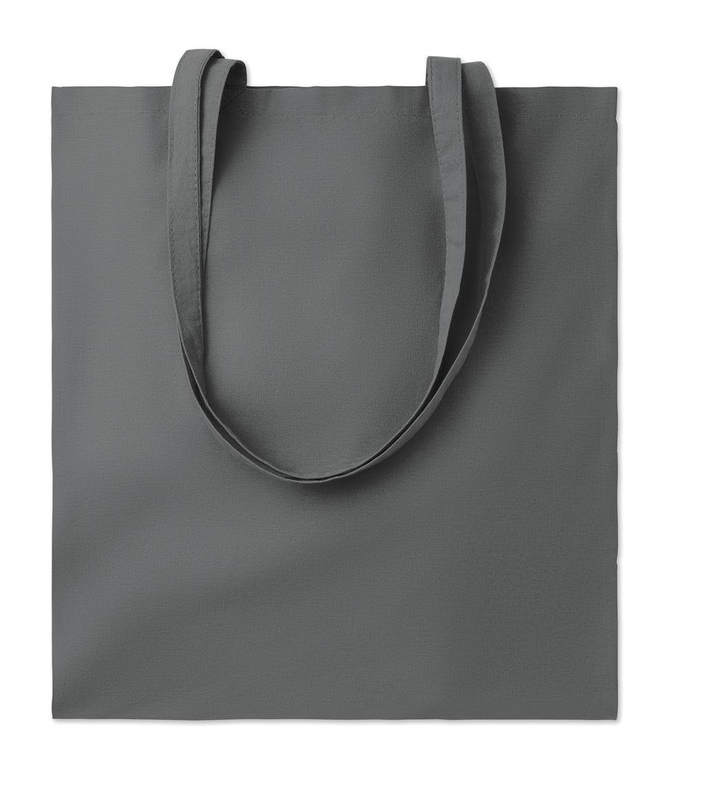 COTTONEL COLOUR + – 140gr/m² cotton shopping bag – Stone Grey