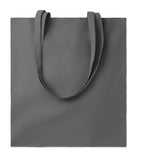COTTONEL COLOUR + – 140gr/m² cotton shopping bag – Stone Grey
