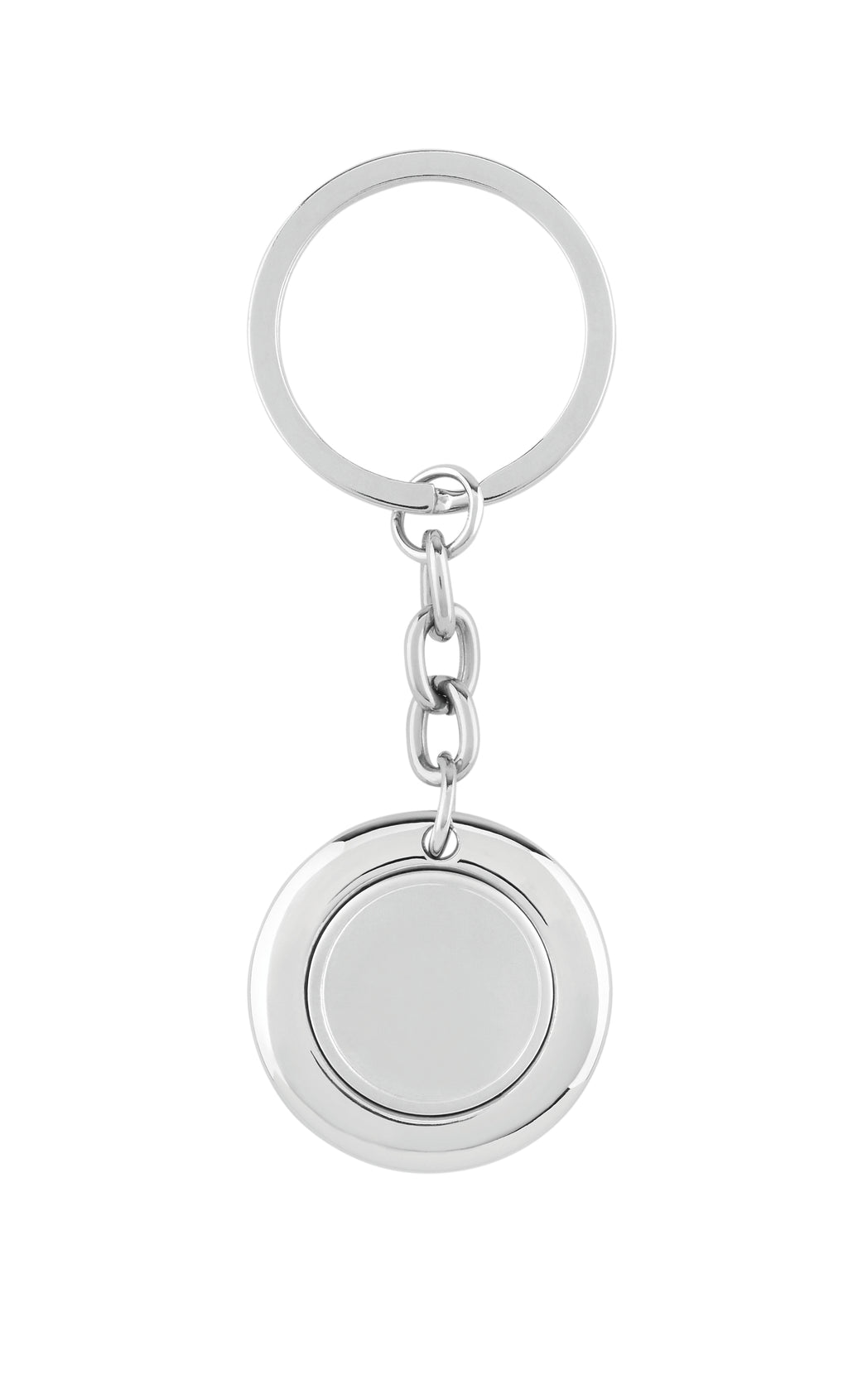 FLAT RING – Key ring with token – item picture back