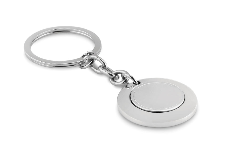FLAT RING – Key ring with token – item picture side