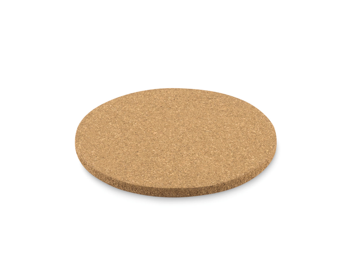 BIERPON – Round cork coaster – item picture back