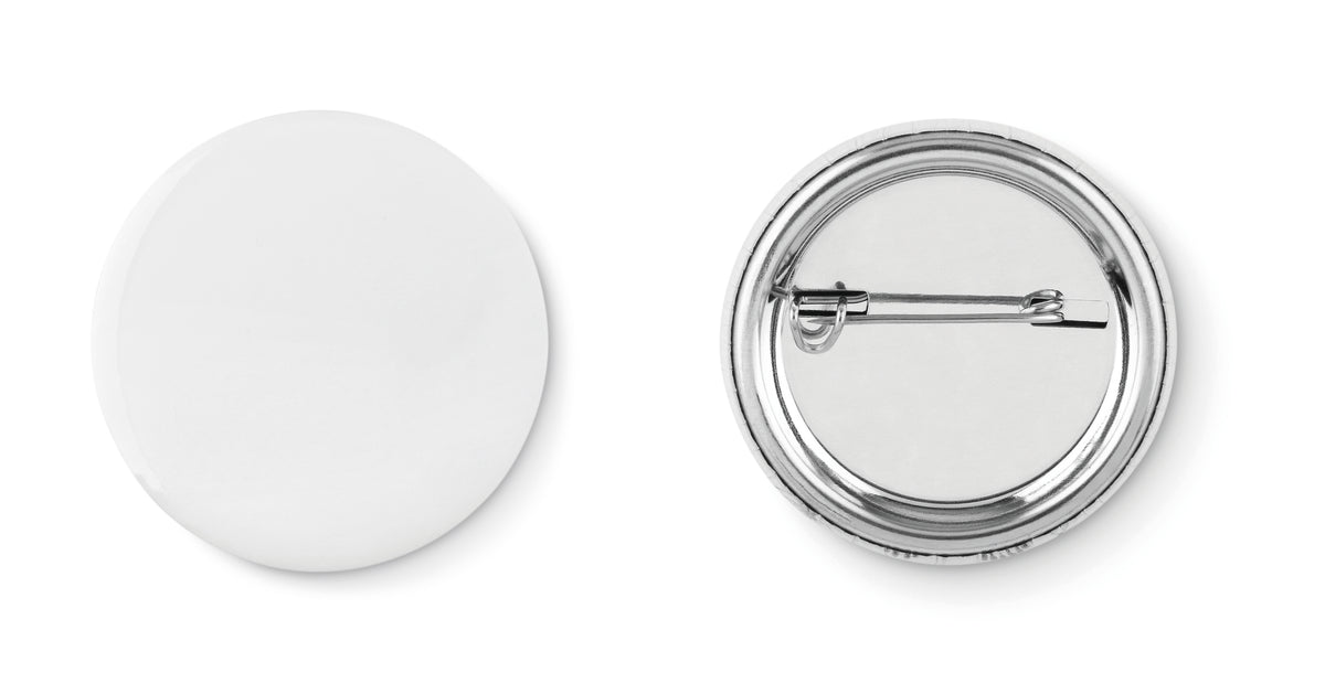 SMALL PIN – Small pin button – Matt Silver