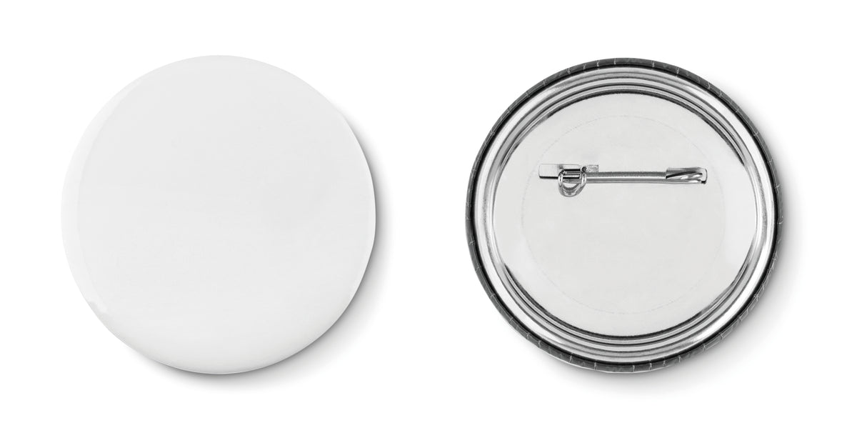 PIN – Pin button – Matt Silver