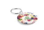 PIN KEY – Small pin button key ring – item picture open