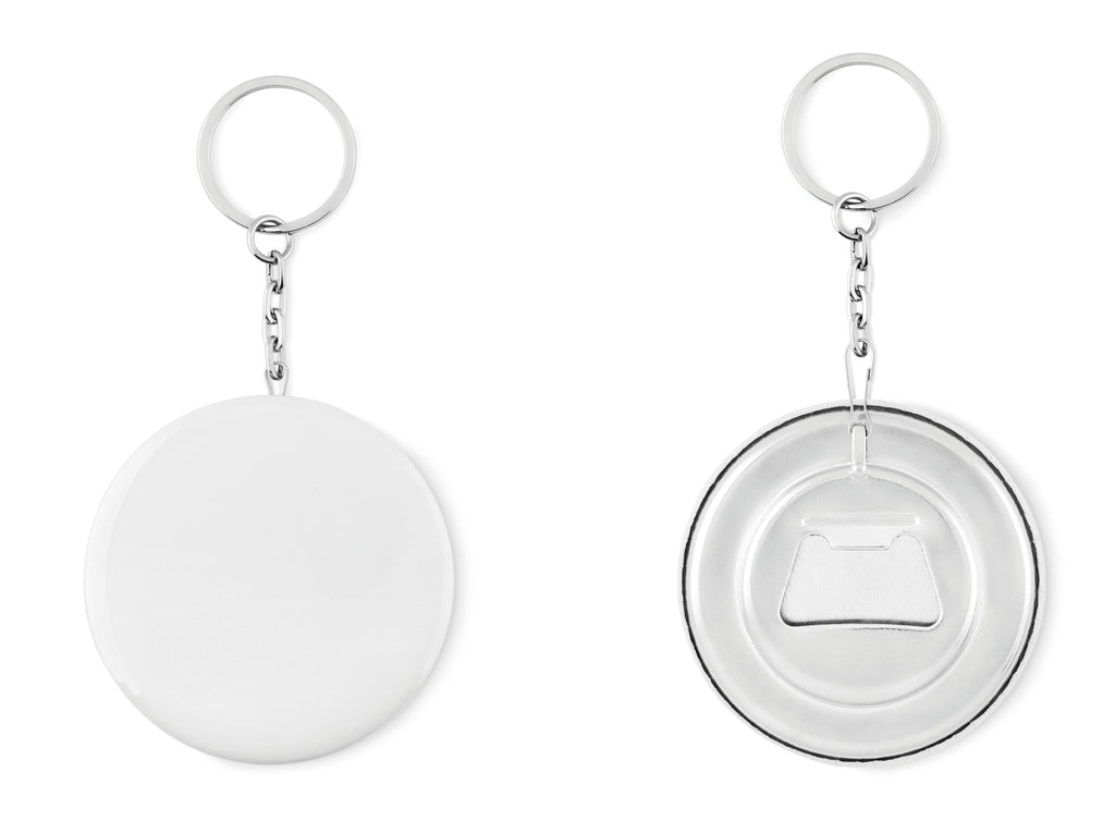 PIN FLASK – Key ring with bottle opener – Matt Silver