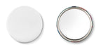 MIRROR – Mirror button metal – Matt Silver