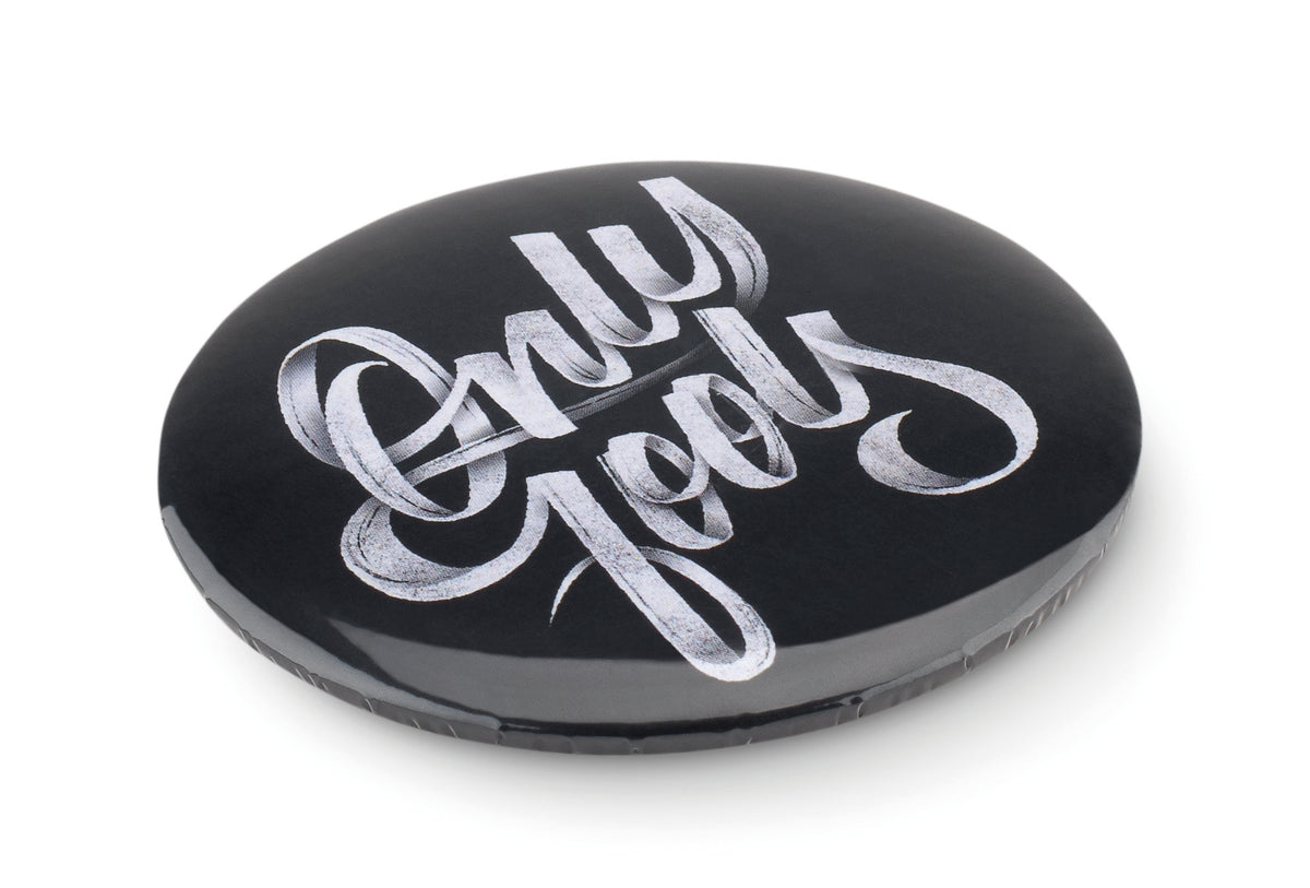 MIRROR – Mirror button metal – item picture side