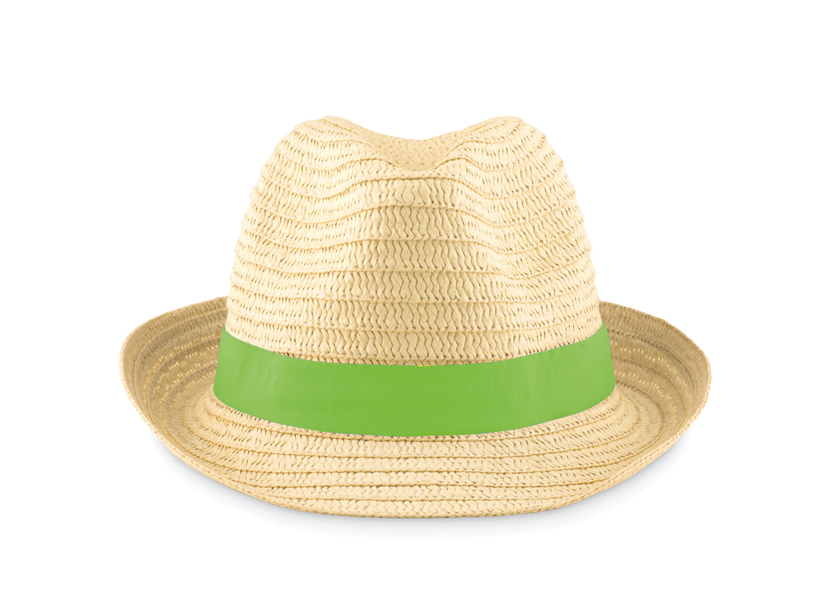 BOOGIE – Paper straw hat – Lime