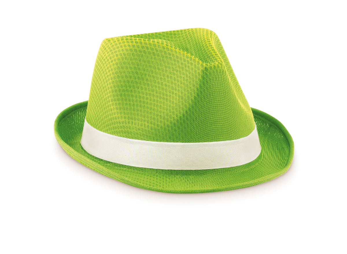 WOOGIE – Coloured polyester hat – Lime