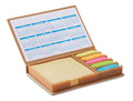 MEMOCALENDAR – Desk memo set with calendar – Beige