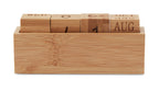 KARENDA – Bamboo calendar – item picture back