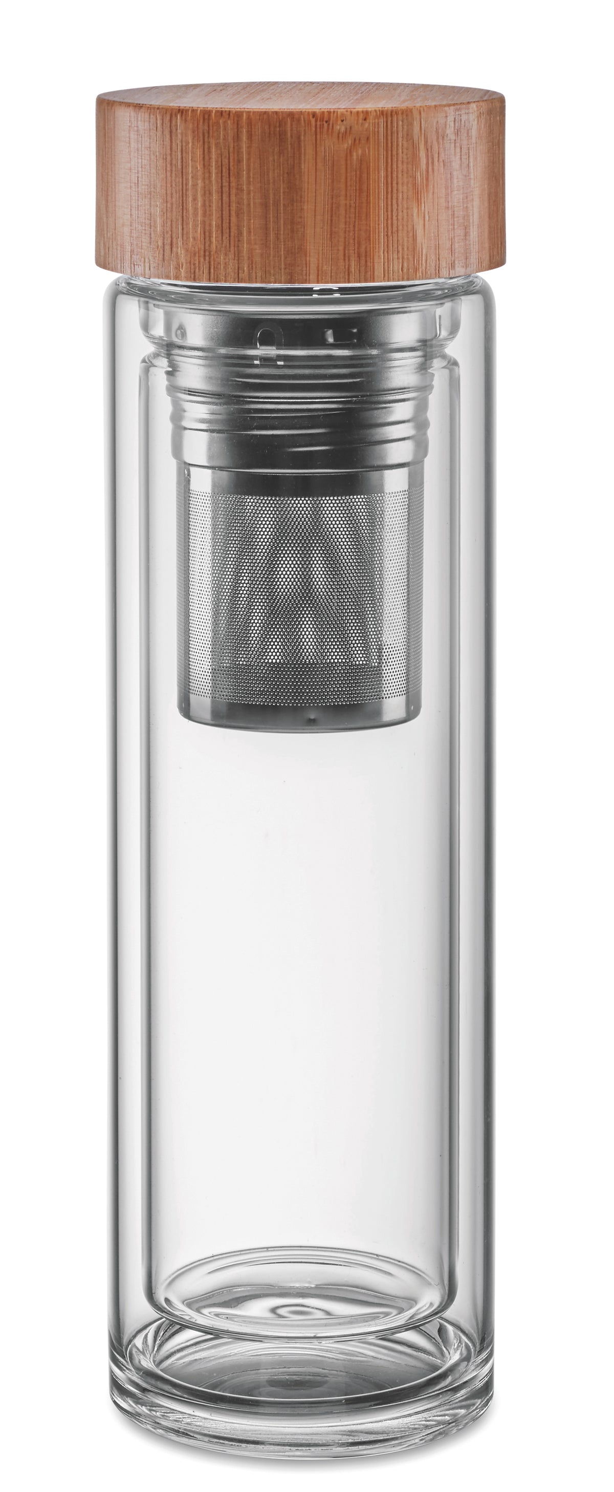 BATUMI GLASS – Double wall glass bottle 420ml – Transparent