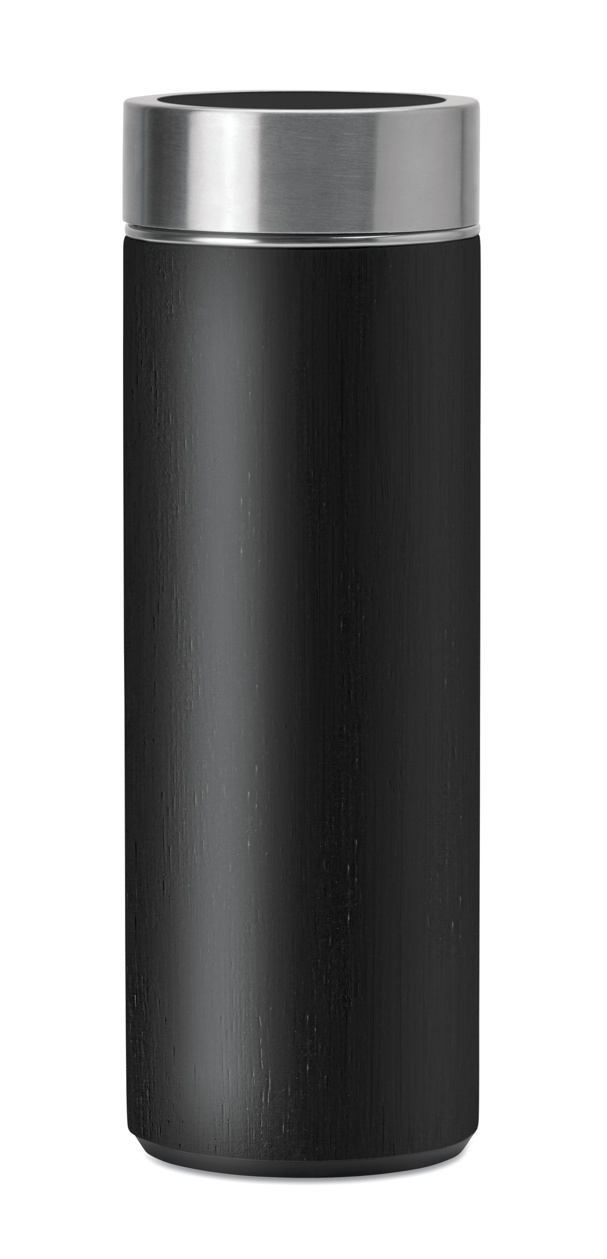 BATUMI – Double wall bamboo flask 400ml – Black
