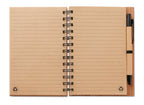 BAMBLOC – Bamboo notebook with pen lined – item picture open