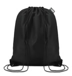 SHOOPPET – 190T RPET drawstring bag – Black
