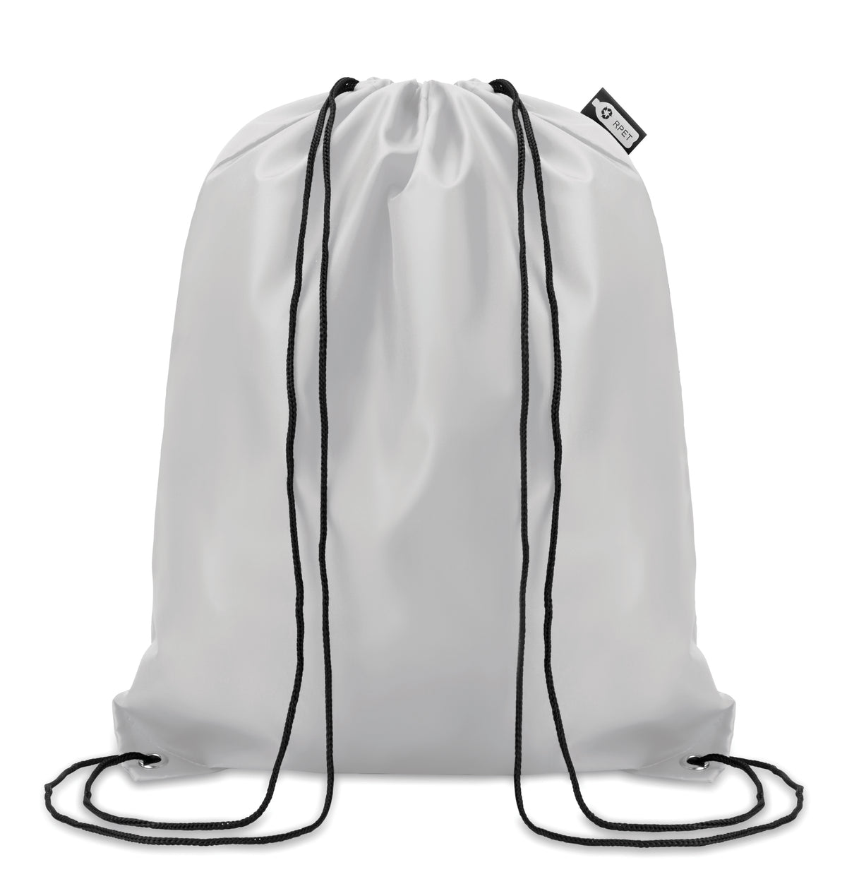 SHOOPPET – 190T RPET drawstring bag – White