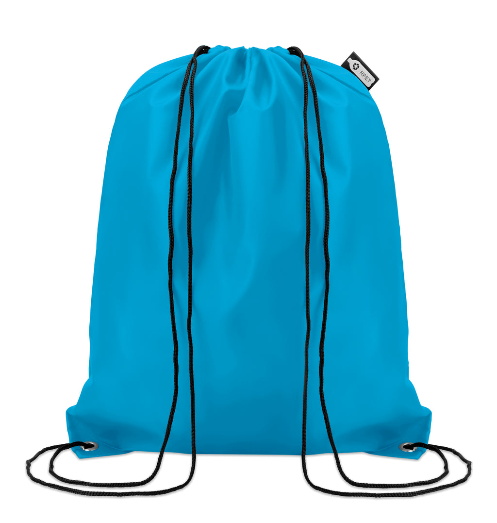 SHOOPPET – 190T RPET drawstring bag – Turquoise