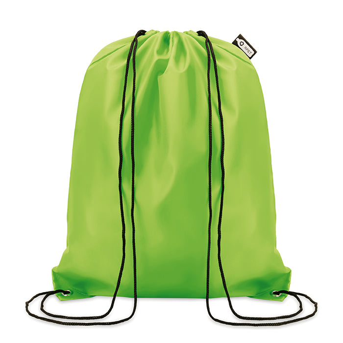 SHOOPPET – 190T RPET drawstring bag – Lime