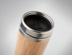 RODEODRIVE+ – Double wall bamboo flask 400ml – item picture side