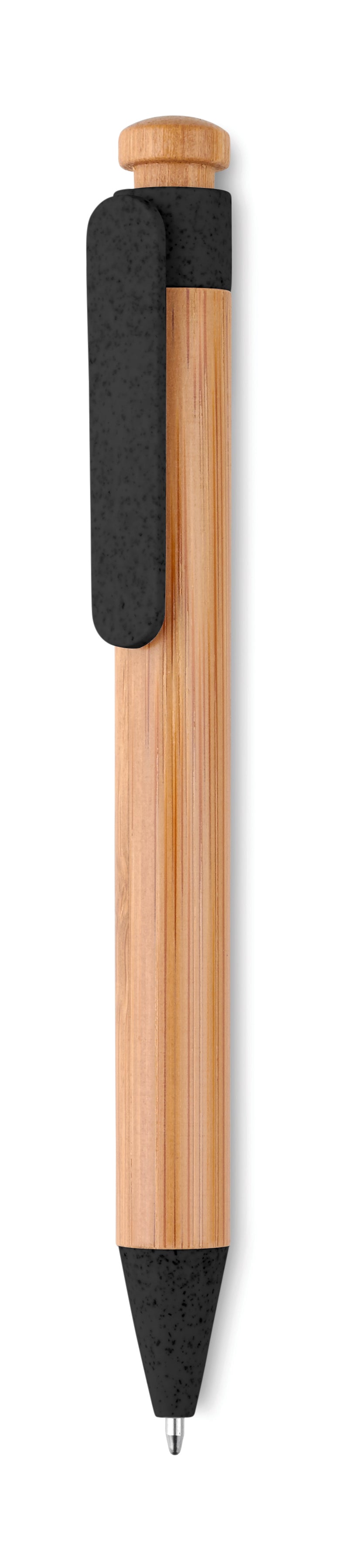 TOYAMA – Bamboo/Wheat-Straw ABS ball pen – item picture back