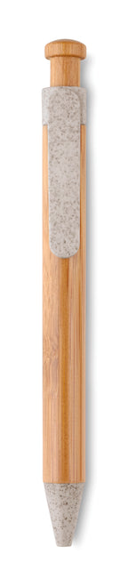 TOYAMA – Bamboo/Wheat-Straw ABS ball pen – Beige