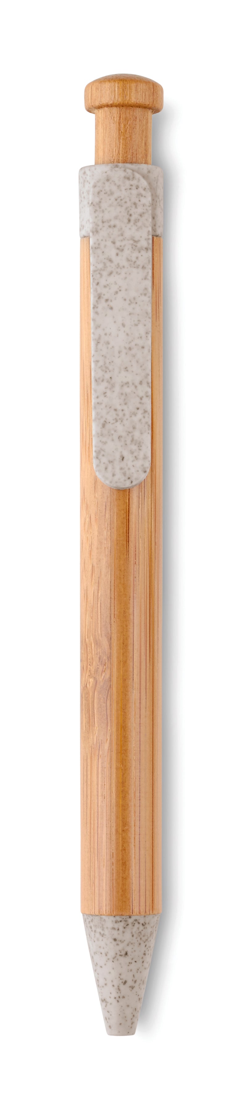 TOYAMA – Bamboo/Wheat-Straw ABS ball pen – Beige